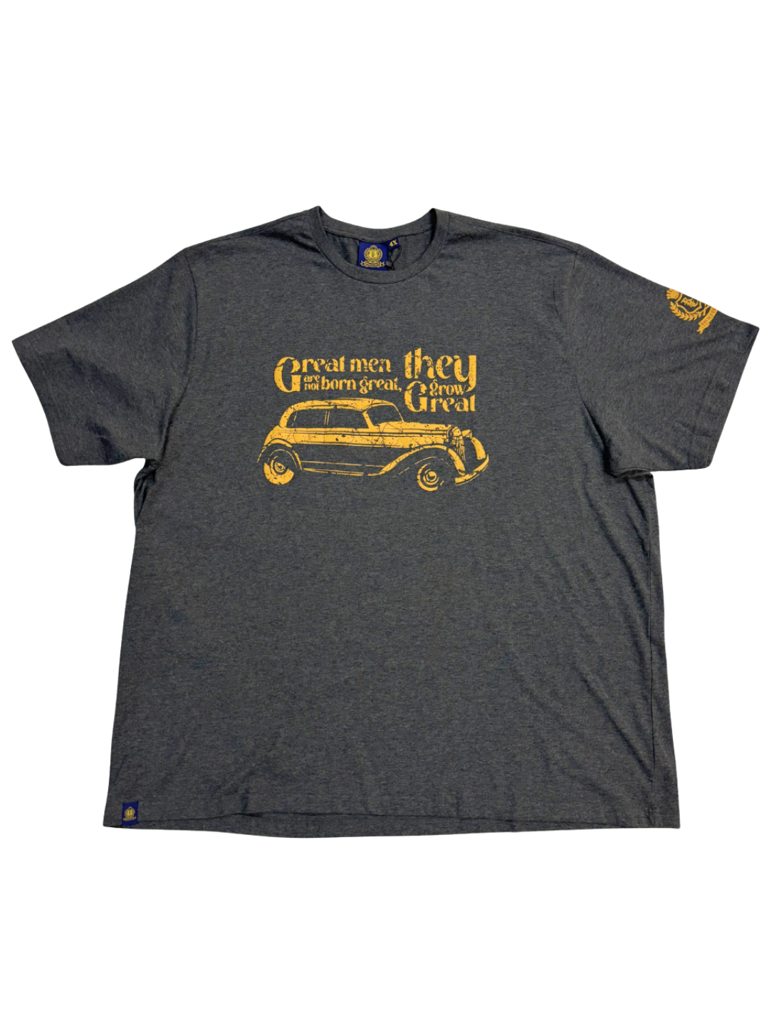 Charcoal heritage graphic t-shirt